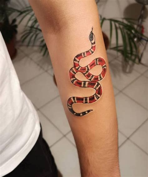 gucci snake tattoo on arm|gucci snake tattoos.